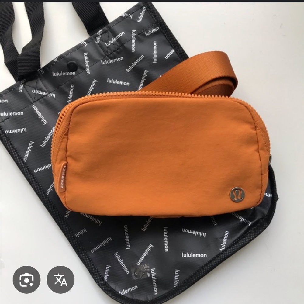 Lululemon orange every day belt bag